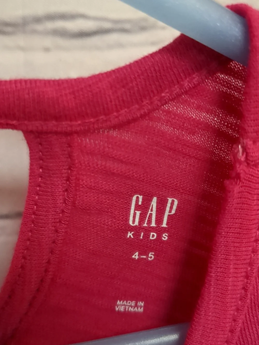 GAP Hot Pink Short-Sleeve Tee with Crisscross Back
